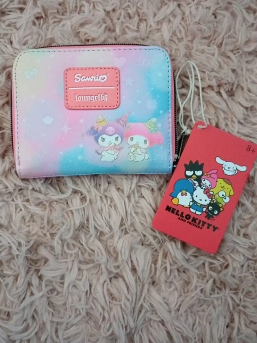 Hello Kitty & Tiny Chum Whimsical Sweets Mini Zipper Wallet